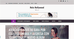 Desktop Screenshot of holahollywood.com